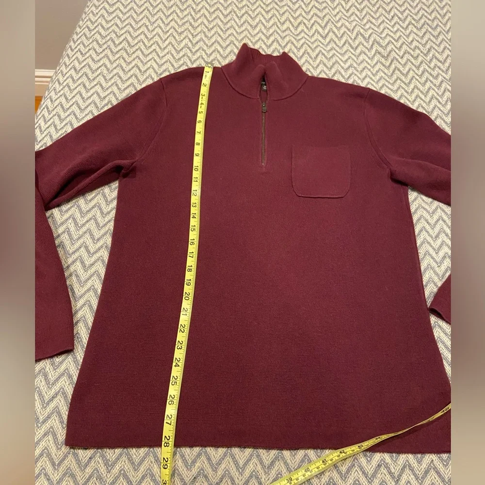 Banana Republic Men’s Quarter Zip Sweater – Size M